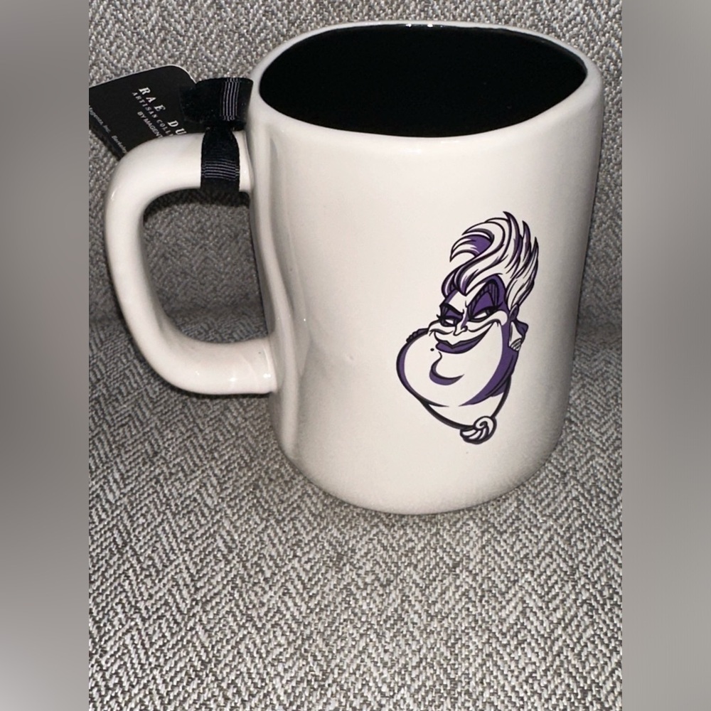 Rae Dunn POOR UNFORTUNATE SOULS Mug Disney Villains NWT Little Mermaid Ursula